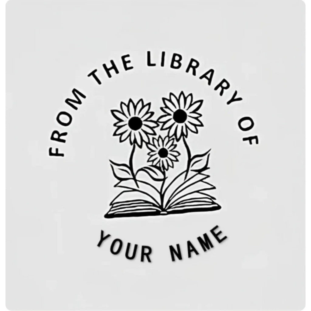 Personalized Library Book Embosser – Custom Name Stamp