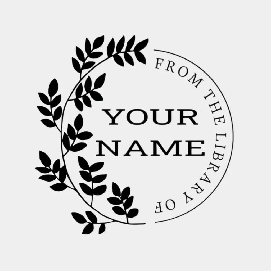 Personalized Library Book Embosser – Custom Name Stamp