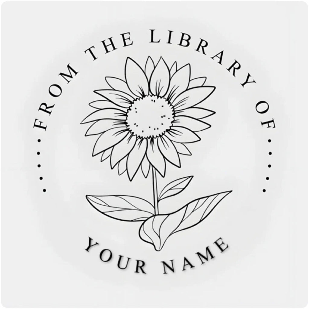 Personalized Library Book Embosser – Custom Name Stamp