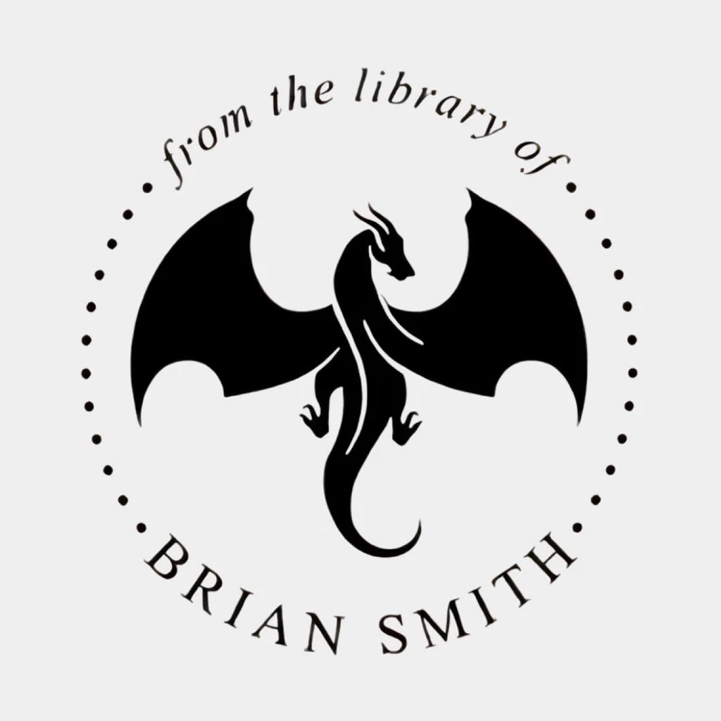 Personalized Library Book Embosser – Custom Name Stamp