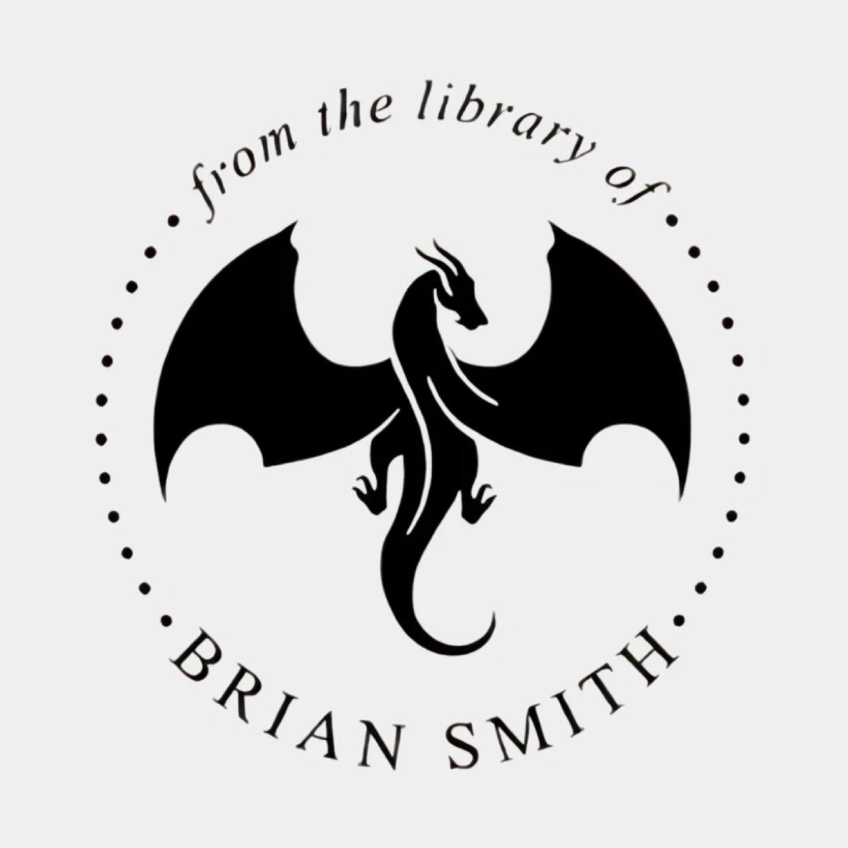 Personalized Library Book Embosser – Custom Name Stamp