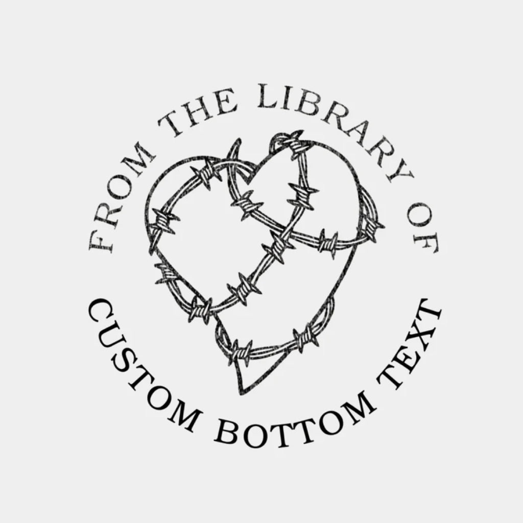 Personalized Library Book Embosser – Custom Name Stamp