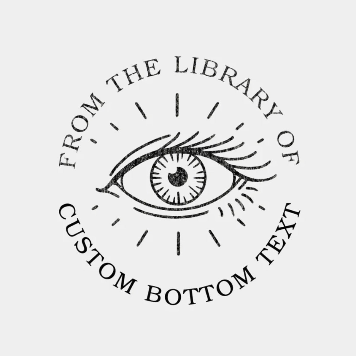 Personalized Library Book Embosser – Custom Name Stamp
