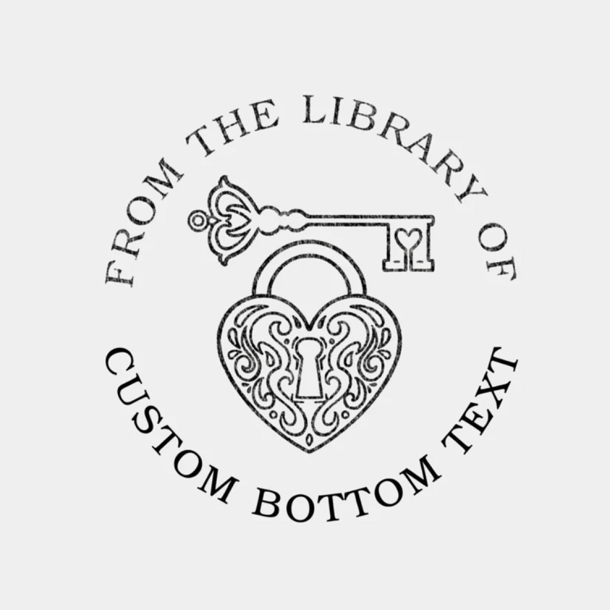 Personalized Library Book Embosser – Custom Name Stamp