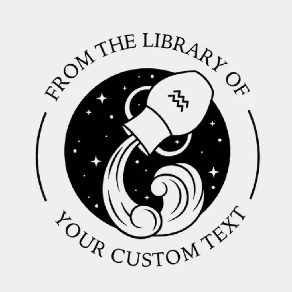 Personalized Library Book Embosser – Custom Name Stamp