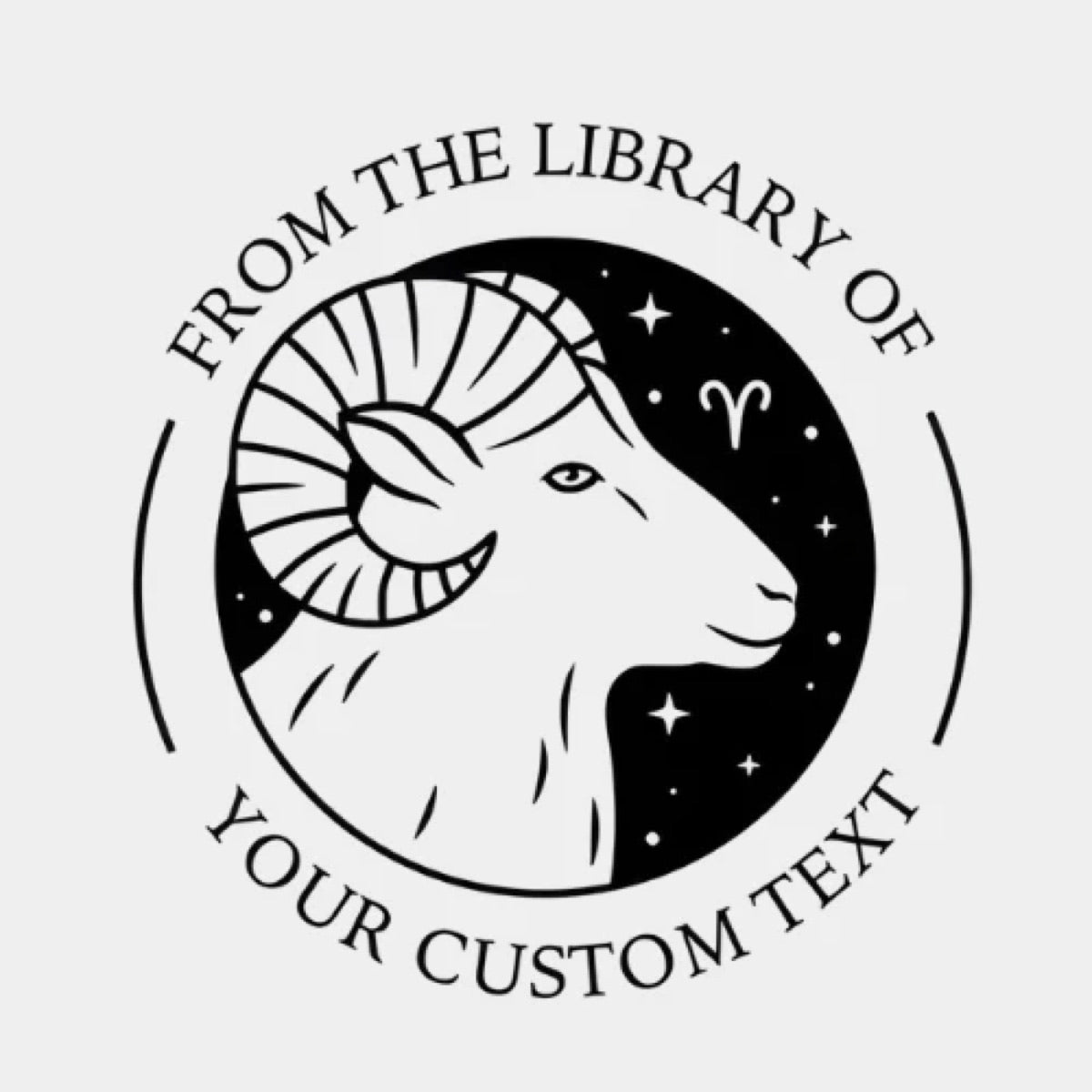 Personalized Library Book Embosser – Custom Name Stamp