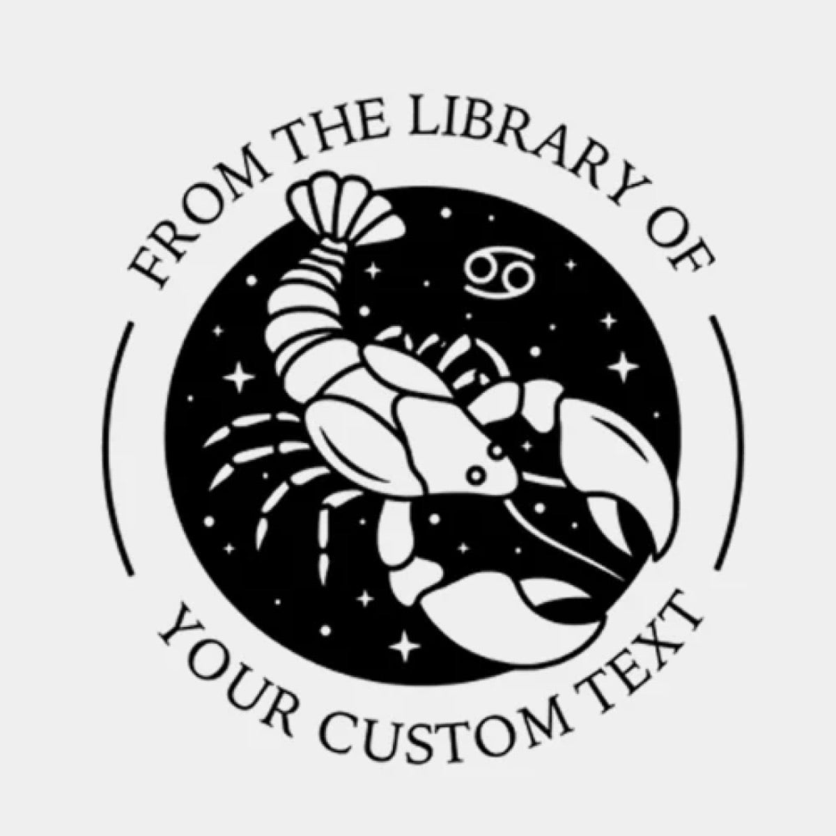 Personalized Library Book Embosser – Custom Name Stamp