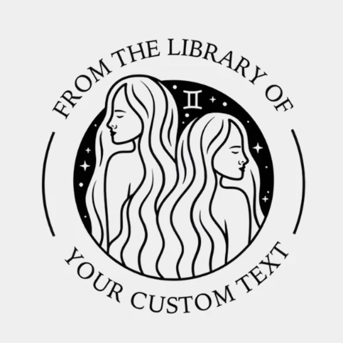 Personalized Library Book Embosser – Custom Name Stamp