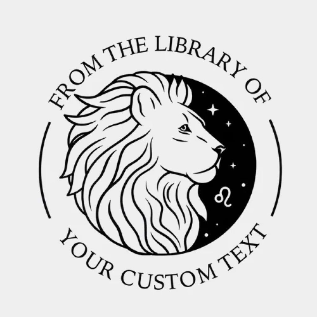 Personalized Library Book Embosser – Custom Name Stamp