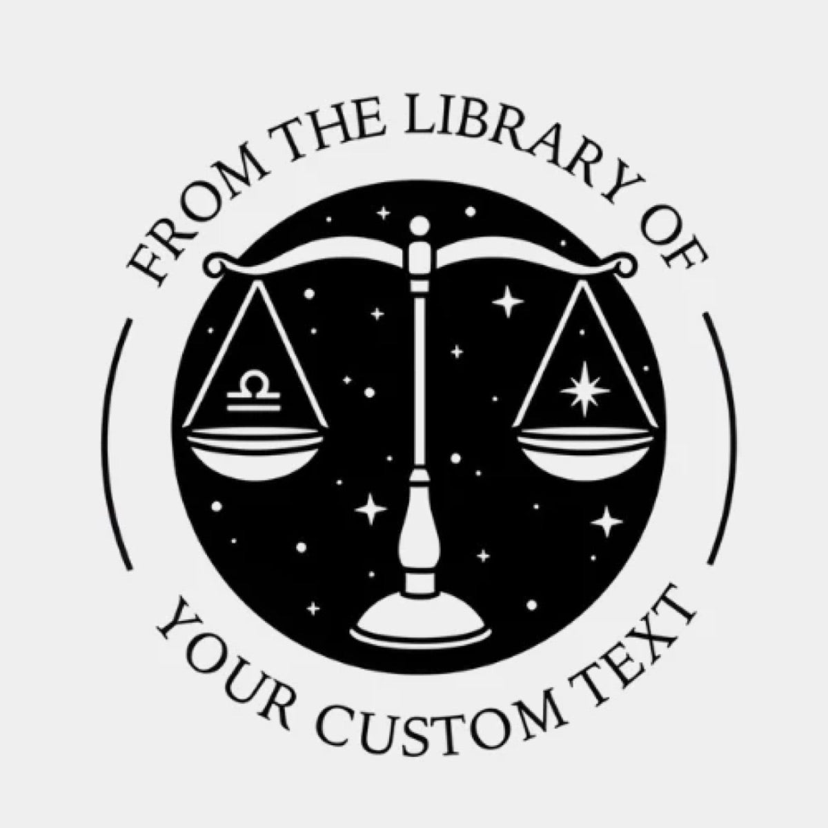 Personalized Library Book Embosser – Custom Name Stamp