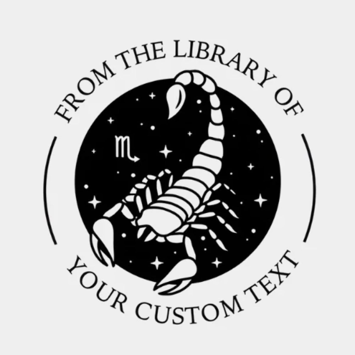Personalized Library Book Embosser – Custom Name Stamp