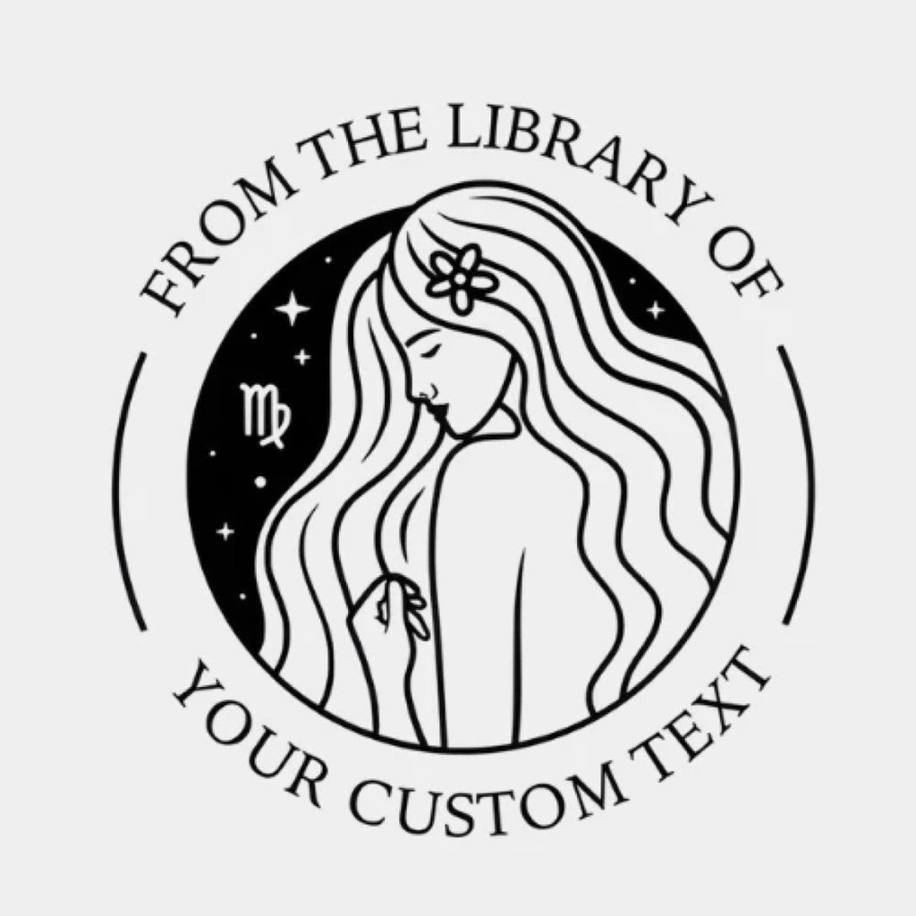 Personalized Library Book Embosser – Custom Name Stamp