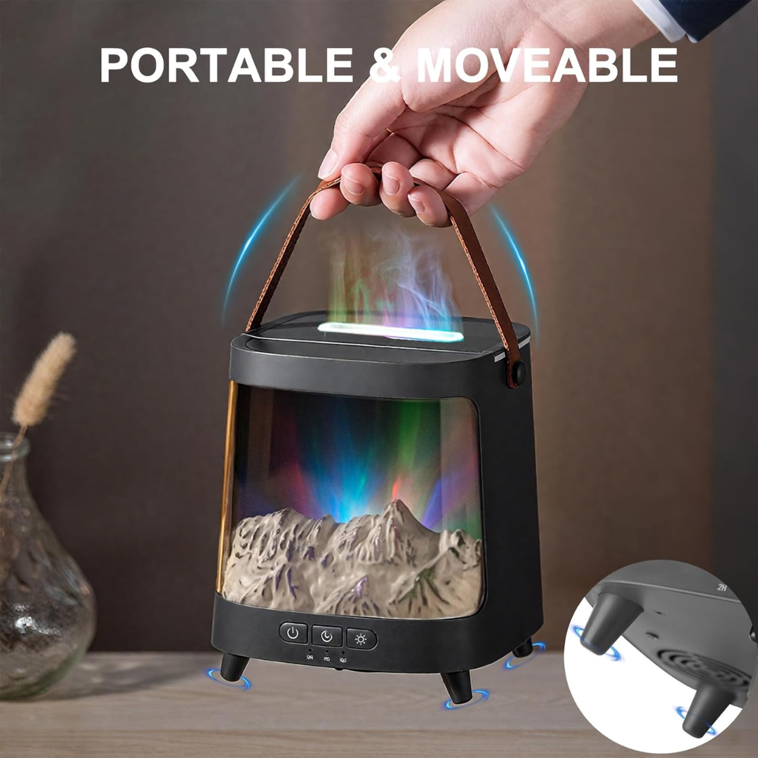 Humidifier – Northern Lights LED & Mountain Scenery