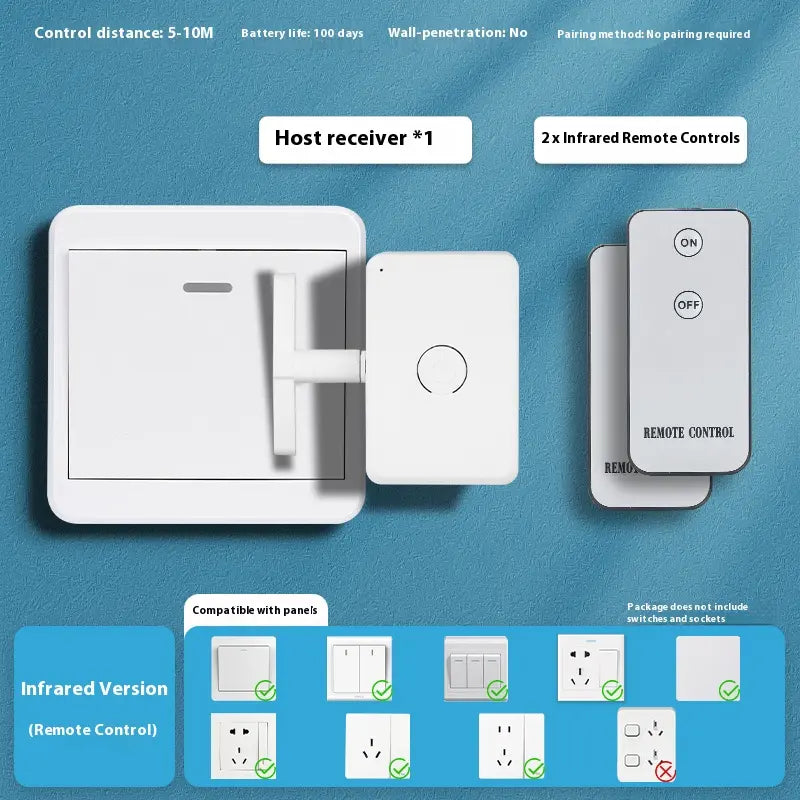 Lazy Light Switch Robot - Finger Bot for Smart Home Wireless Light Switch Controller with Strong Signal Through Walls for Bedroom Dorm Home