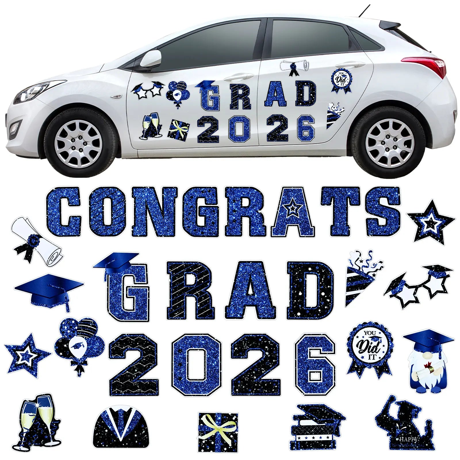 2026 Graduation Car Magnets & Refrigerator Decals