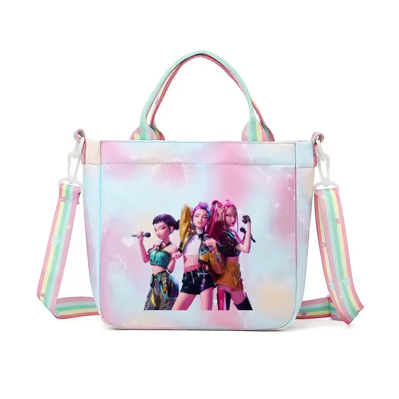 Cross-border new kpop witch hunters women's shoulder bag women's messenger bag schoolbag student campus bag