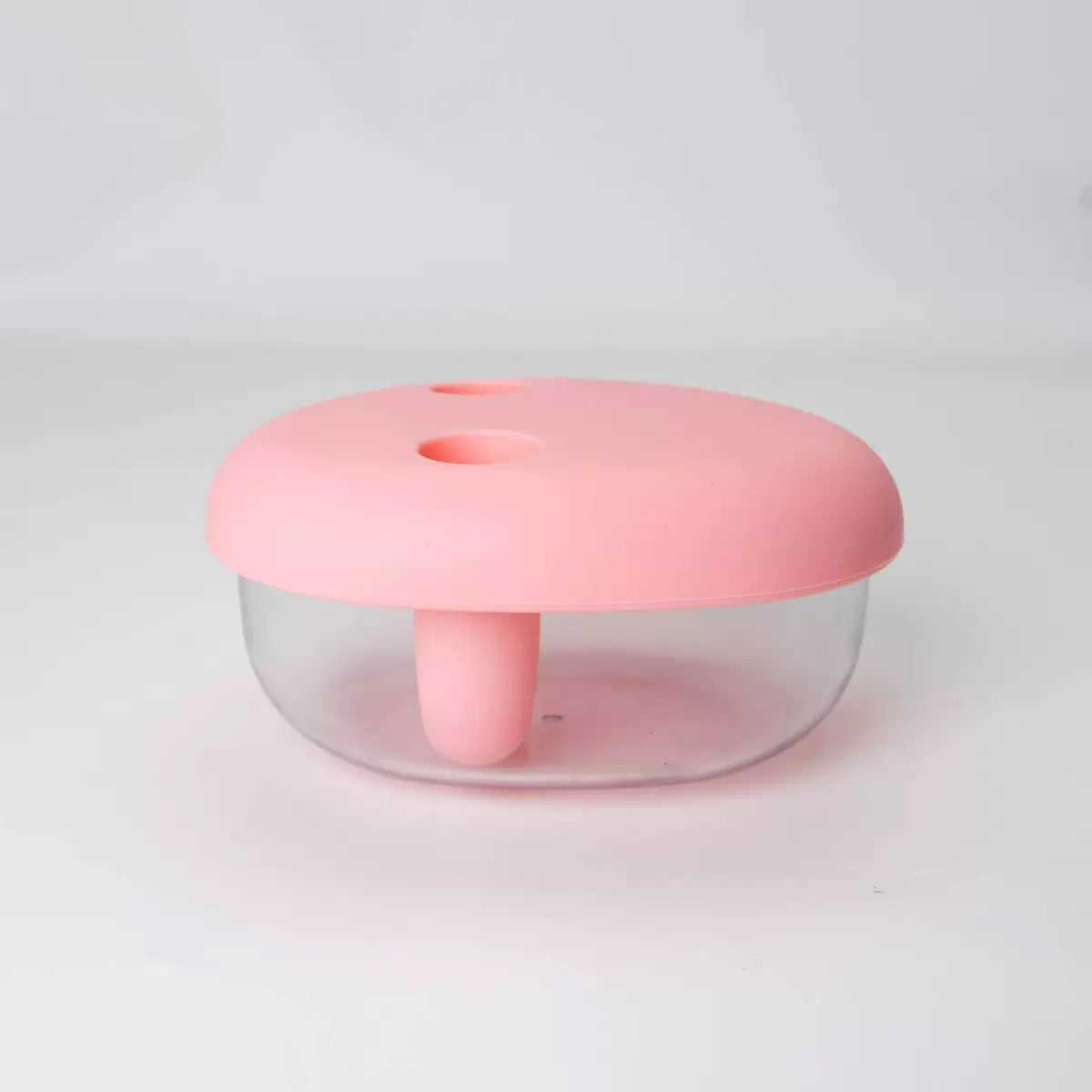 Mess-Free Snack Container with Silicone Lid, Reusable Stackable Food Storage Box for Chips, Nuts, Candy and Fruit
