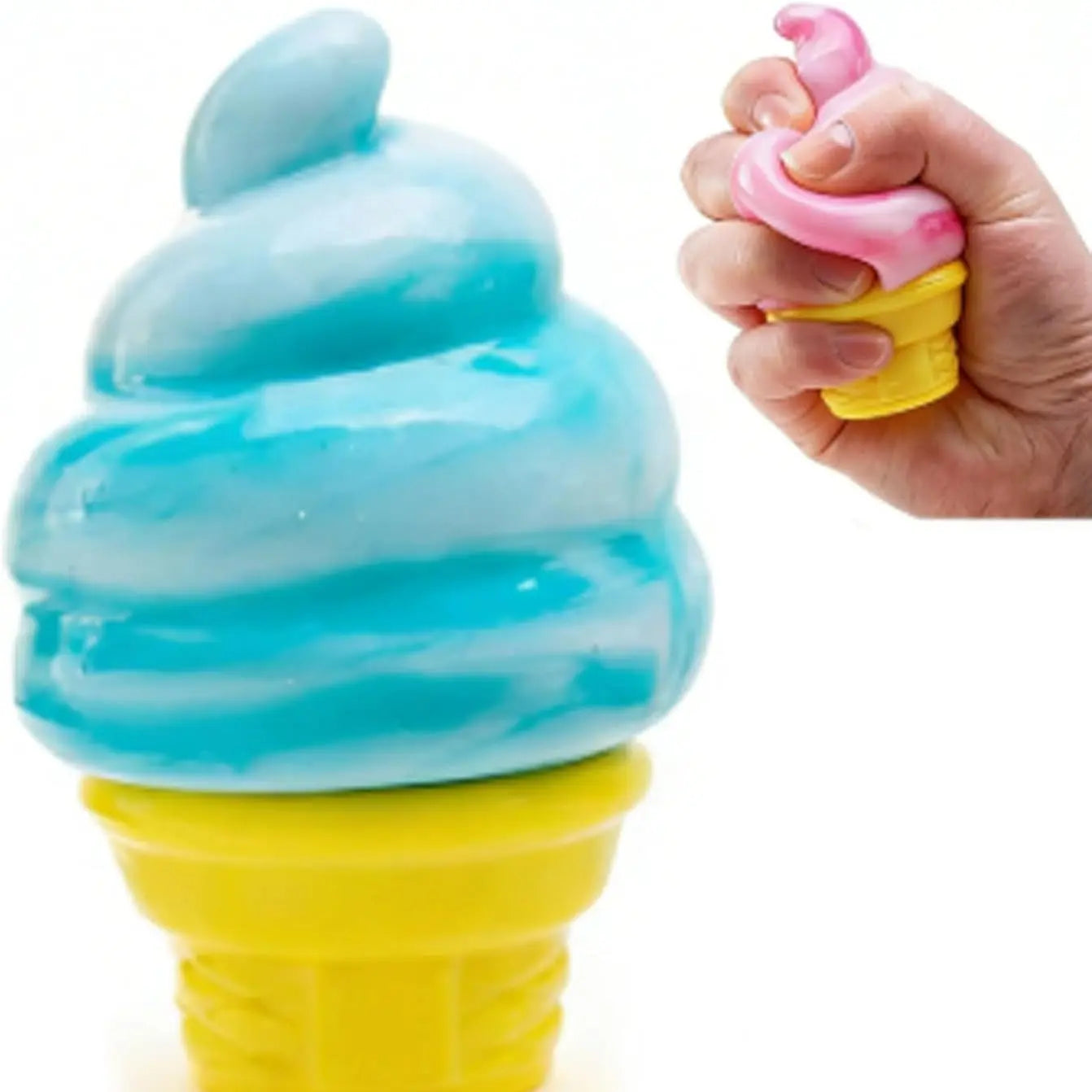 Ice Cream Squeeze Squishy, Ice Cream Squishy, Slow Rise Sensory Fidget Toy, Easter Basket Stuffers Party Favors
