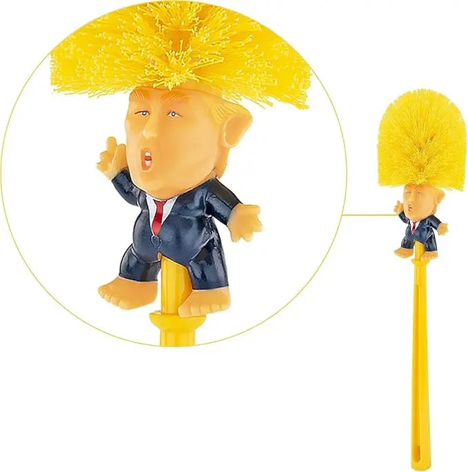 Toilet Brush Cleaner, Funny Toilet Scubber,Make Toilet Great Again, Commander in Crap Cleaning Scrubber Home Goods