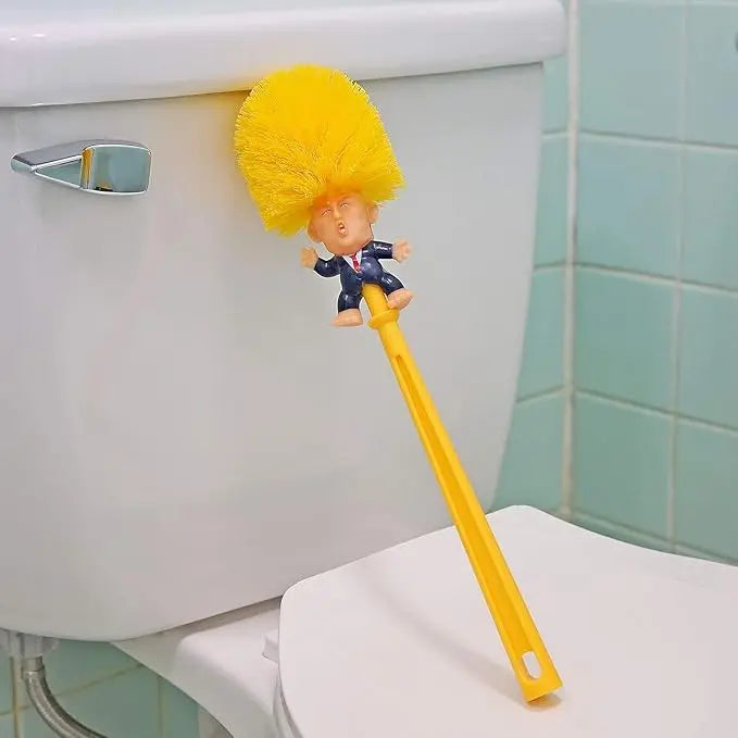 Toilet Brush Cleaner, Funny Toilet Scubber,Make Toilet Great Again, Commander in Crap Cleaning Scrubber Home Goods