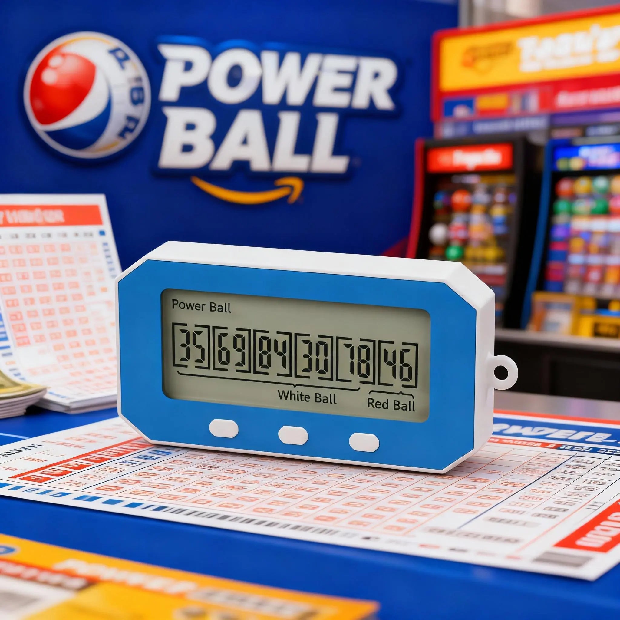 Nokade Intelligent AI Lottery Number Selector with Alarm Clock