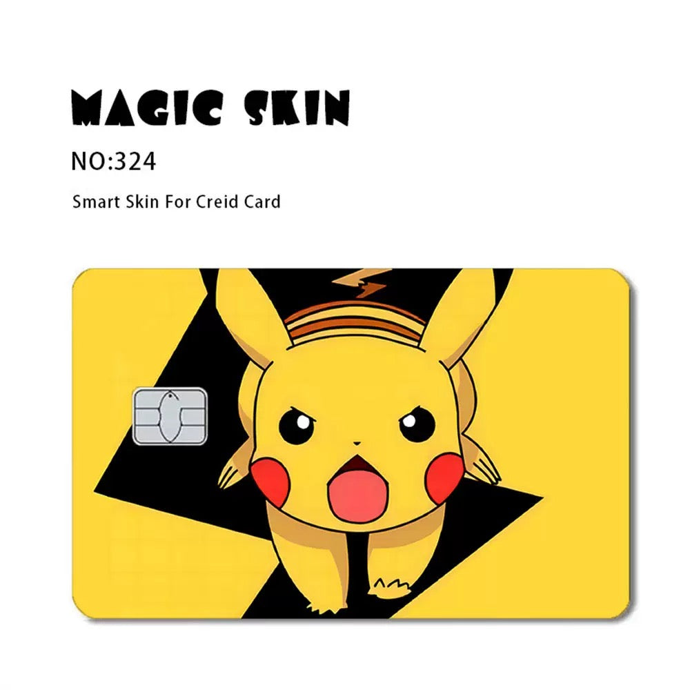 Fire Dragon Classic Card Skin Stickers – 1 Set (Front & Back), Decorative Credit & Debit Card Covers