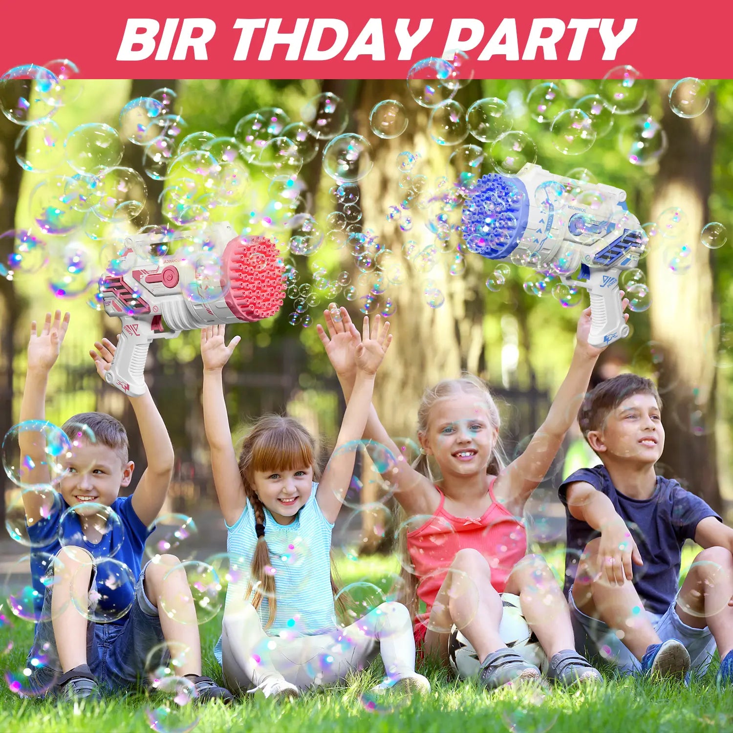 Bubble Machine Kids Toys, Bubble Machine with Colorful Lights and Thousands Bubbles, Outdoor Toy Birthday Party Favors Gifts for Boys Girls Age 4-12 Years Old,Outdoor Toys, New Year Gifts, Birthday Gifts.