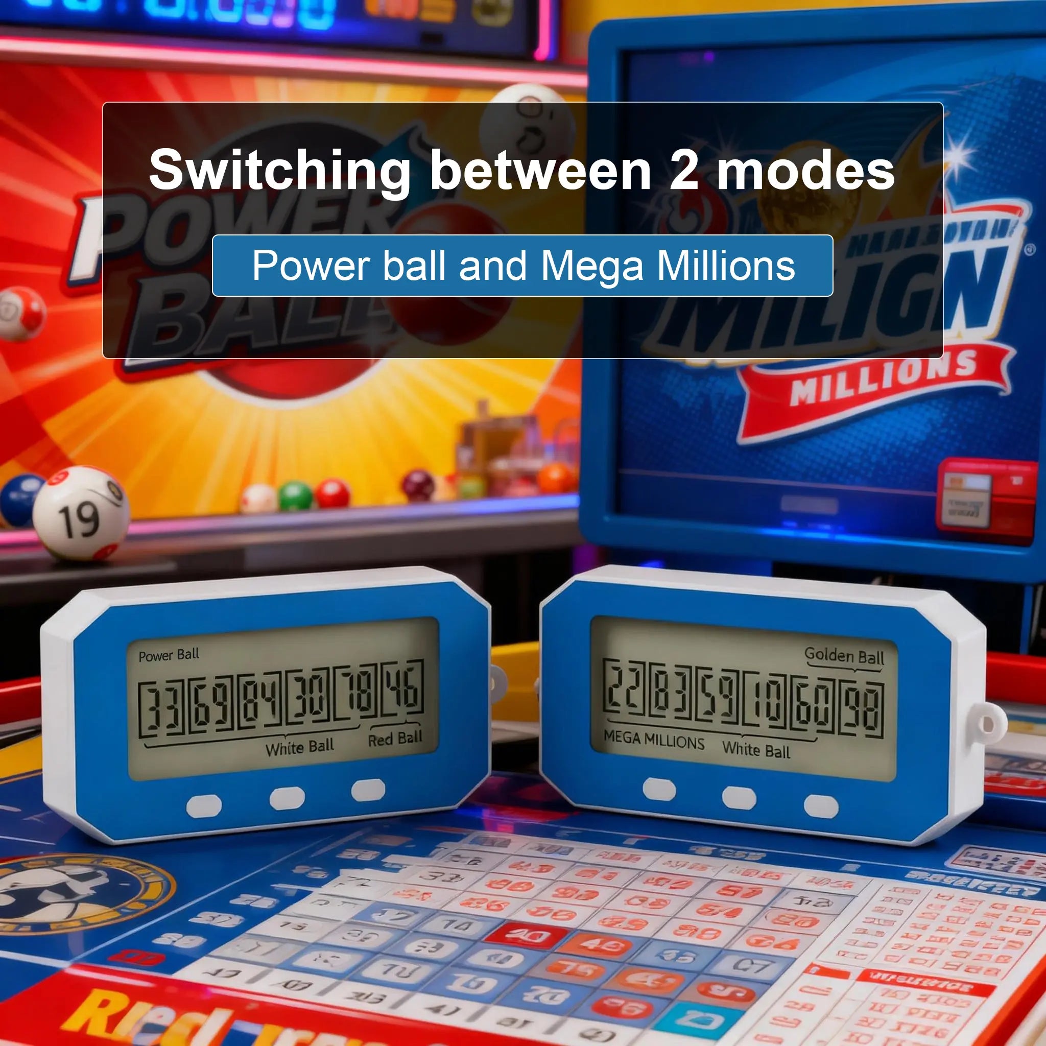 Nokade Intelligent AI Lottery Number Selector with Alarm Clock