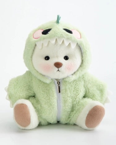 Furry Dino Bear | Handmade Jointed Teddy Bear Gift
