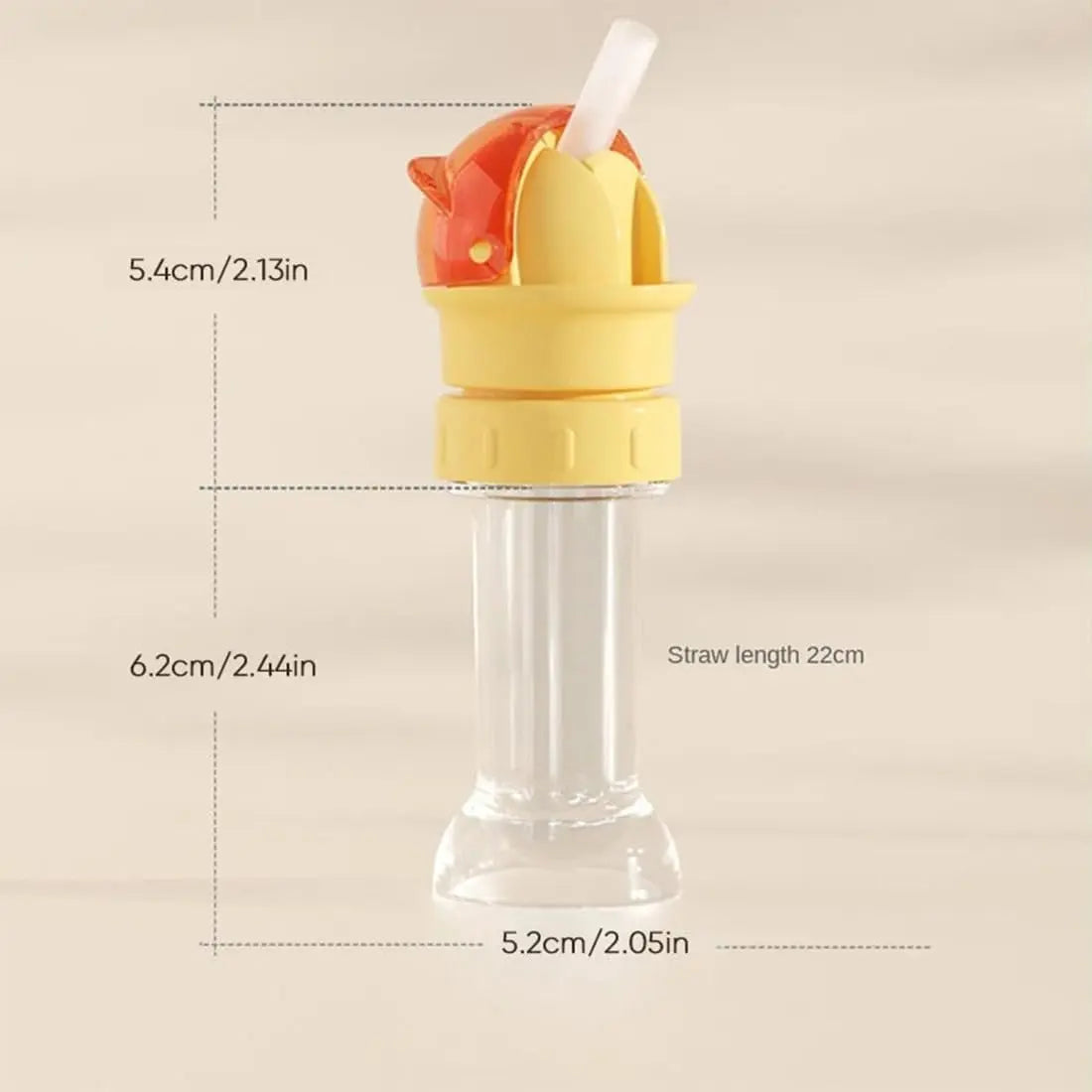 1 Pack Kids Water Bottle Spout Conversion Cap with Straw | Universal Fit for Juice & Water Bottles | Spill-Proof Flip Top Cover for Toddlers & Children