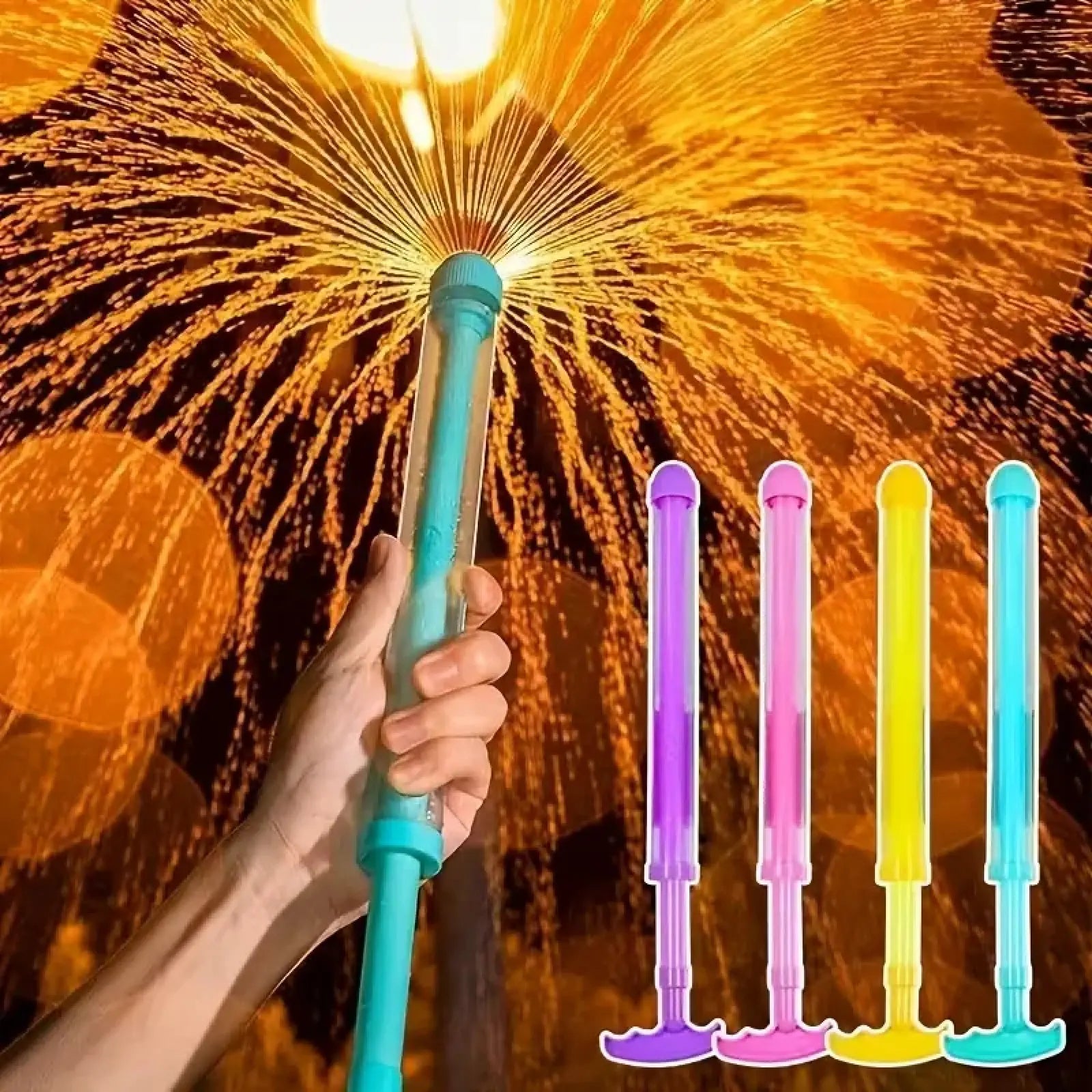 "Firework" Spray Water Gun | Multi-Hole Squirt Blaster for Pool Parties