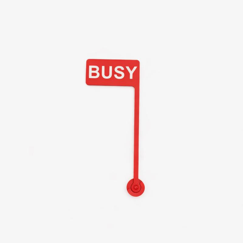 Monitor Busy Flag Signs (3-Pack) with 3M Adhesive – Busy / On a Call / In a Meeting | Funny Office Desk Accessory for Work From Home