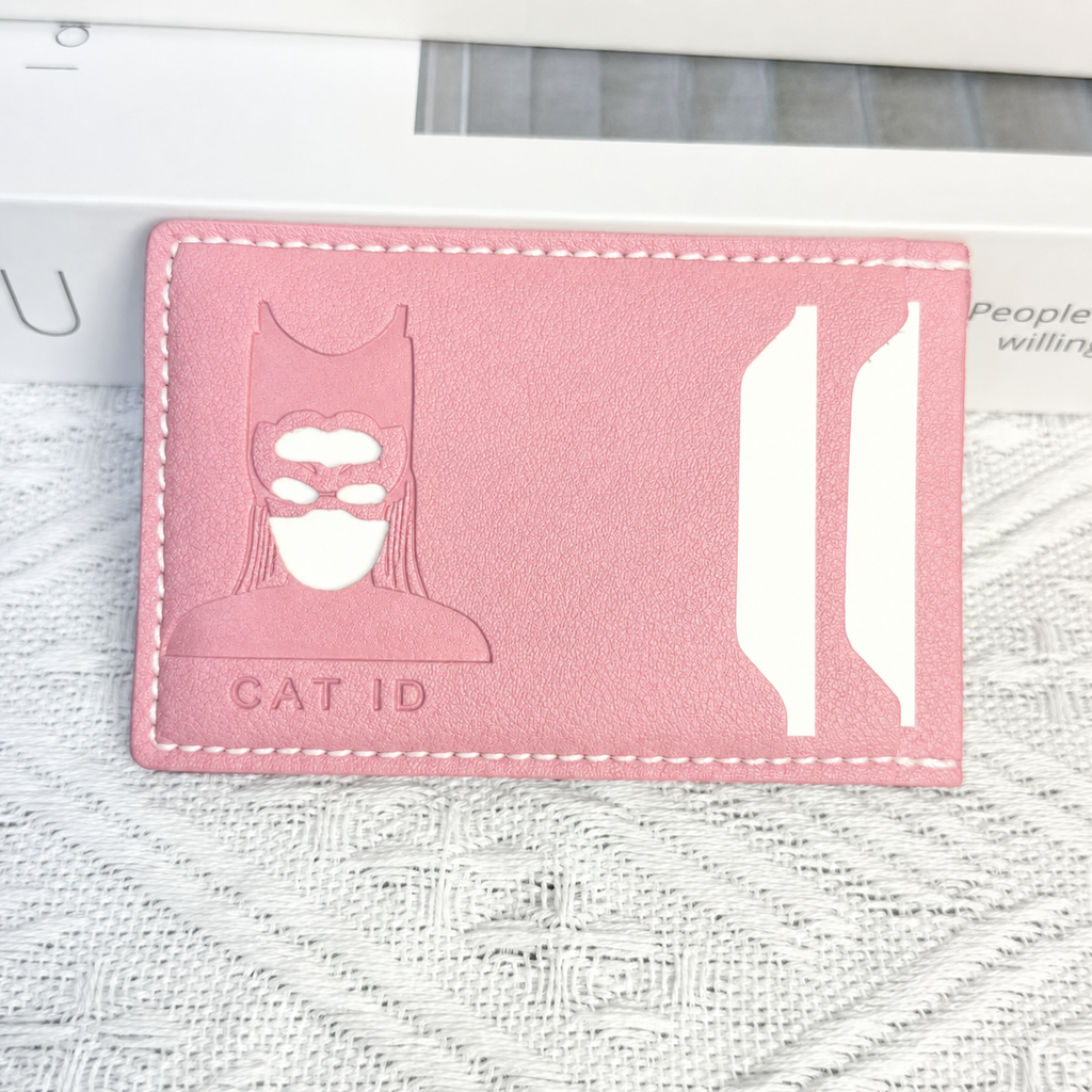 Leather Bat Wallet for Men and Women, Superhero-Inspired Card Holder with Multiple Card Slots, Eye Cutout Design, Personalized ID Wallet