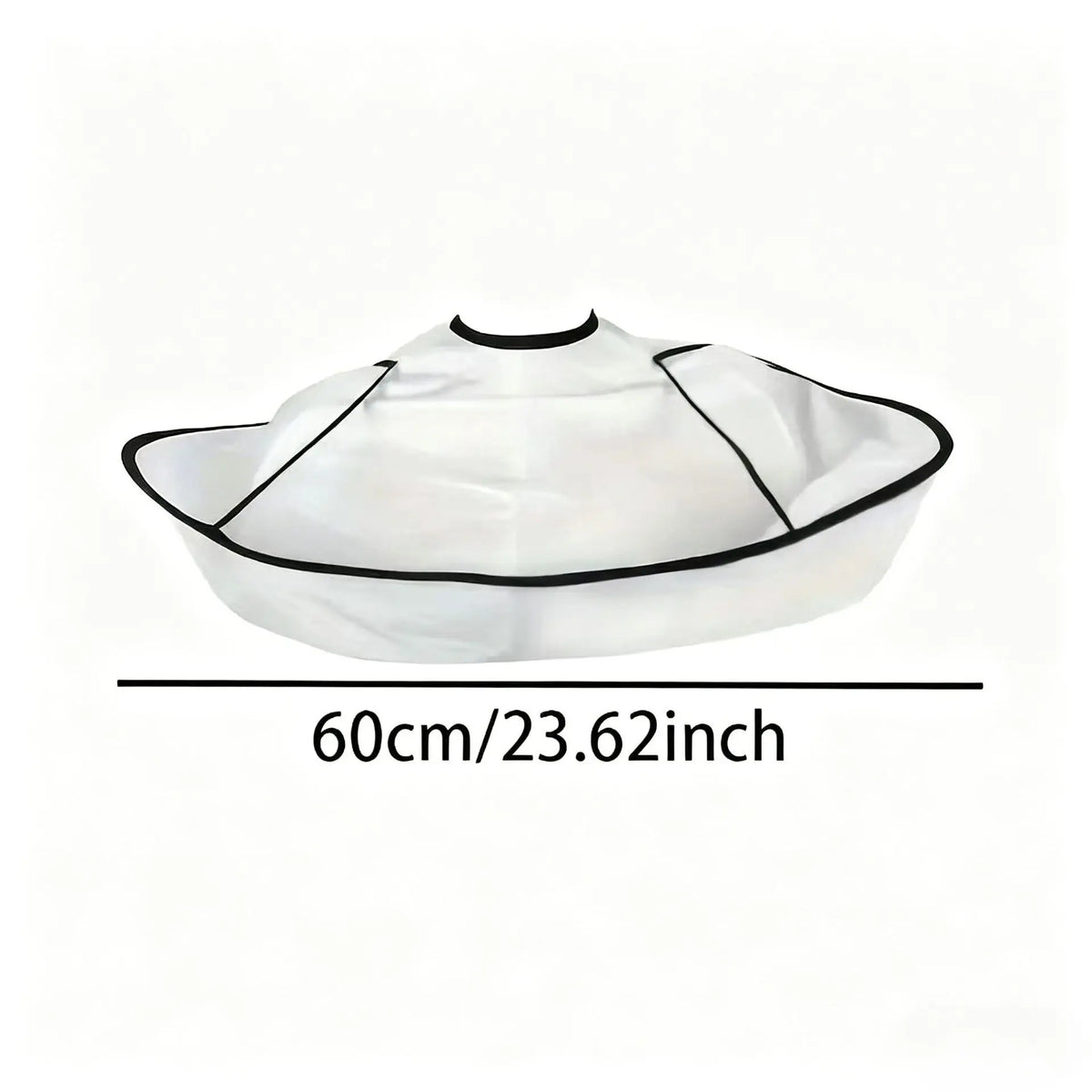 Portable Waterproof Hair Cutting Cape, Hair Catcher Bib, Reusable Barber Apron For Household & Salon Hair‑Cutting