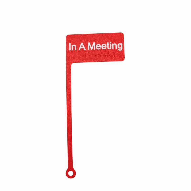 Monitor Busy Flag Signs (3-Pack) with 3M Adhesive – Busy / On a Call / In a Meeting | Funny Office Desk Accessory for Work From Home