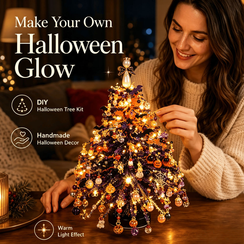 🎄✨ DIY Beaded Christmas Tree Kit – 🎅Create Your Own Sparkling Holiday Decoration