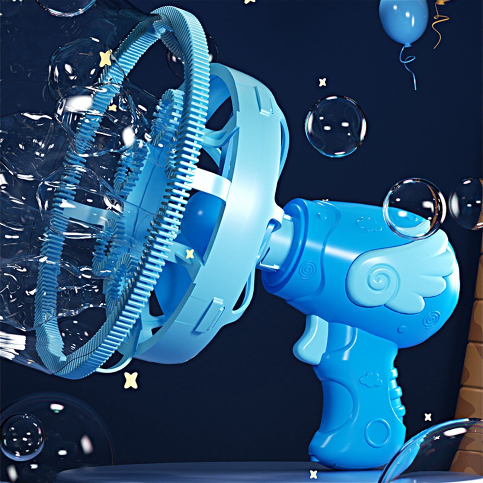 Bubble Gun, Automatic Bubble Machine with Double Bubble Effect, 1000+ Bubbles Per Minute, Ideal for Birthday Christmas Holiday Party & Daily Outdoor Use