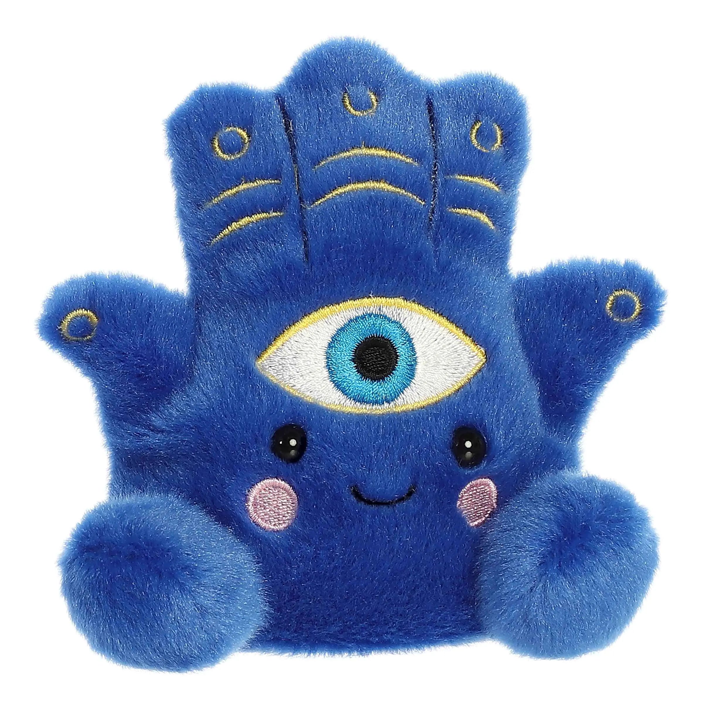 Palm Pals Adorable Farah Hamsa 5 inch Blue Mini Soft Plush Collectable Stuffed Animal