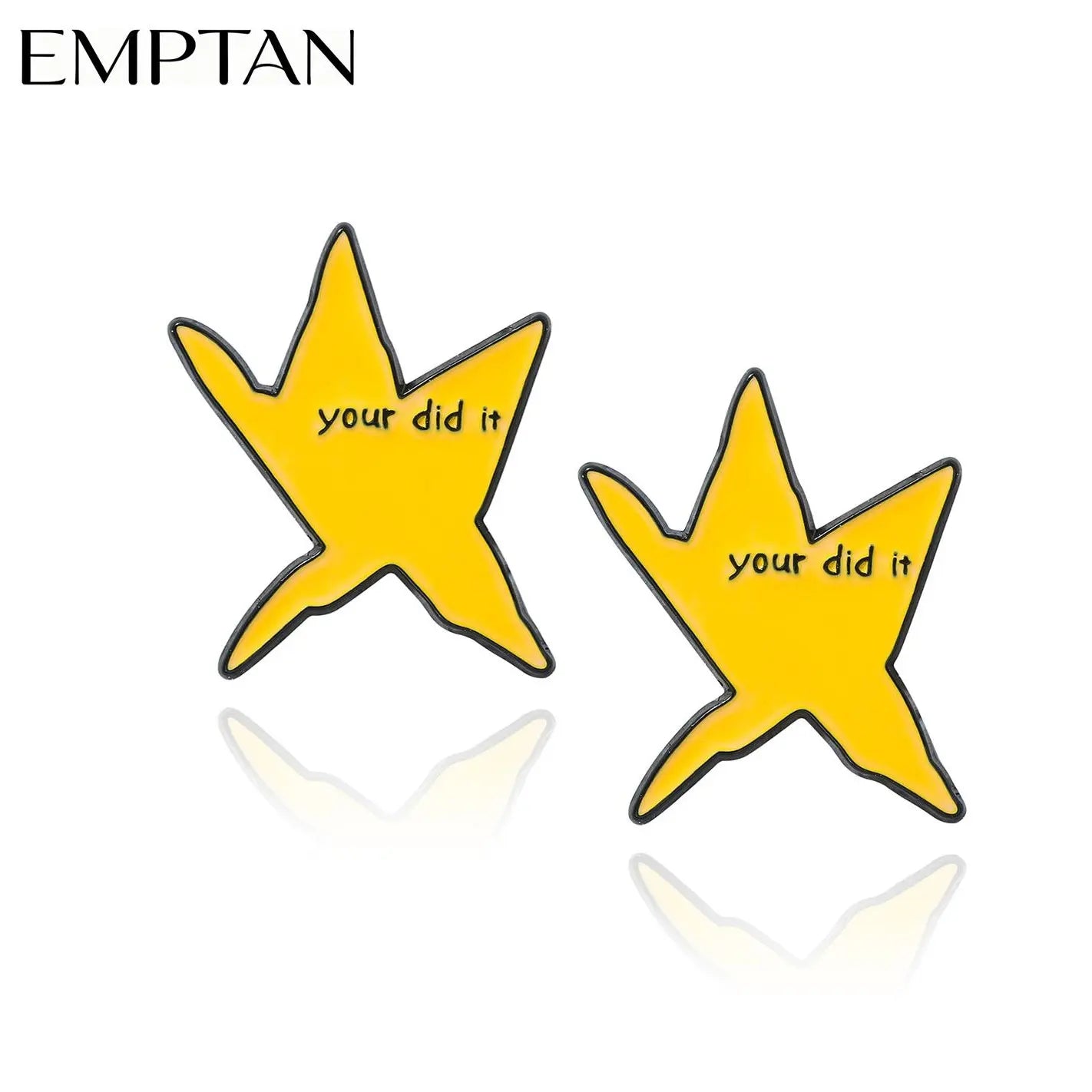 EMPTAN 2PCS Motivational Star Pins - 2026 Graduation Gifts