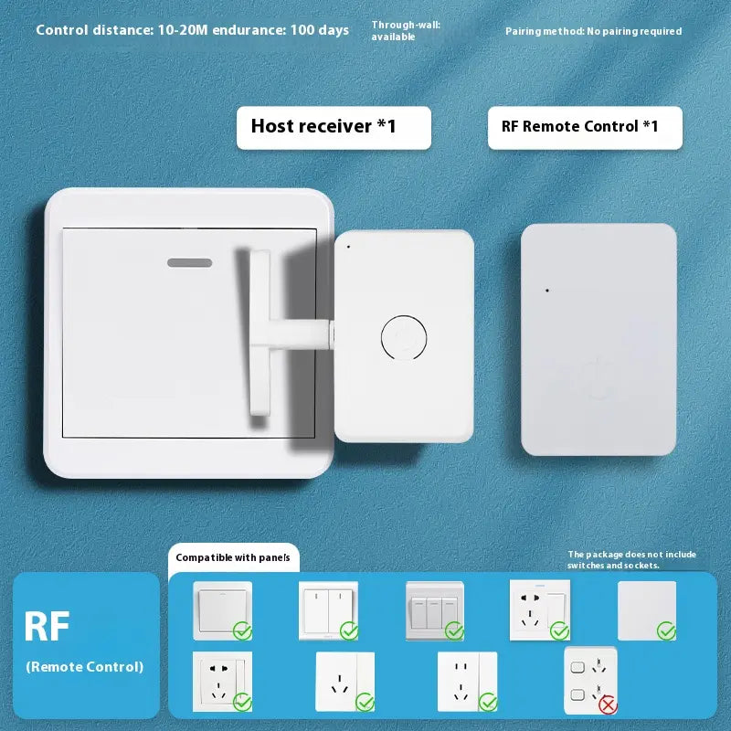 Lazy Light Switch Robot - Finger Bot for Smart Home Wireless Light Switch Controller with Strong Signal Through Walls for Bedroom Dorm Home