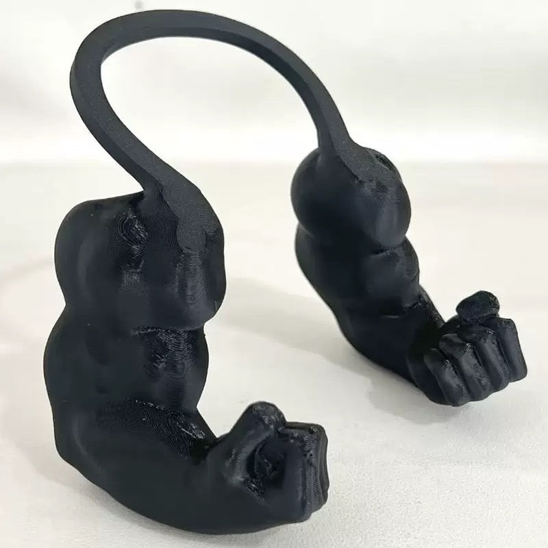 Muscle Cat Neck and Arm Accessory, 3D Printed Creative Giant Arms, Funny Cat Strong Arm Costume, Cat Muscle Arm Pet Cosplay Accessory, Easy to Put On and Take Off, for Halloween, Birthday Parties, Photo Shoots, Pet Prop Hanging Arms
