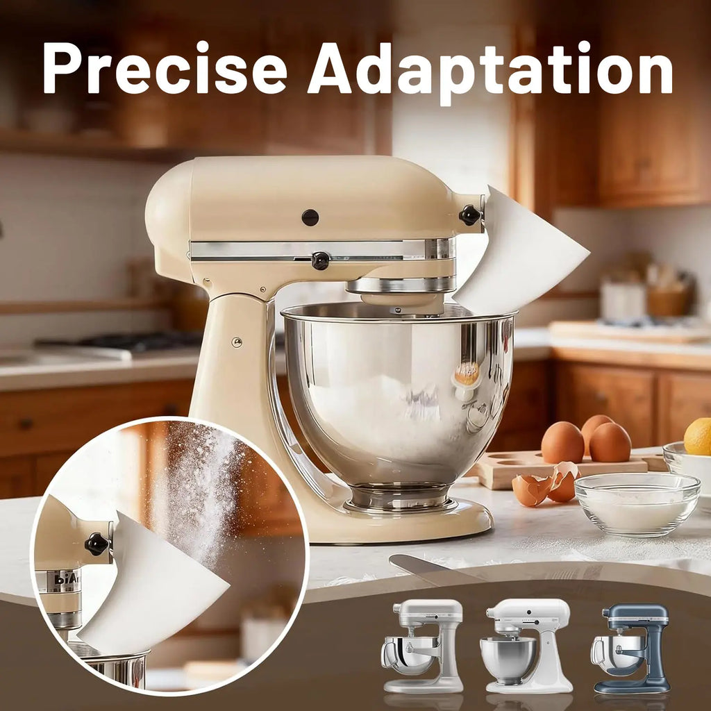 Stand Mixer Flour Funnel – Easy-Pour Baking Attachment for 4.5–5 Qt Bowls