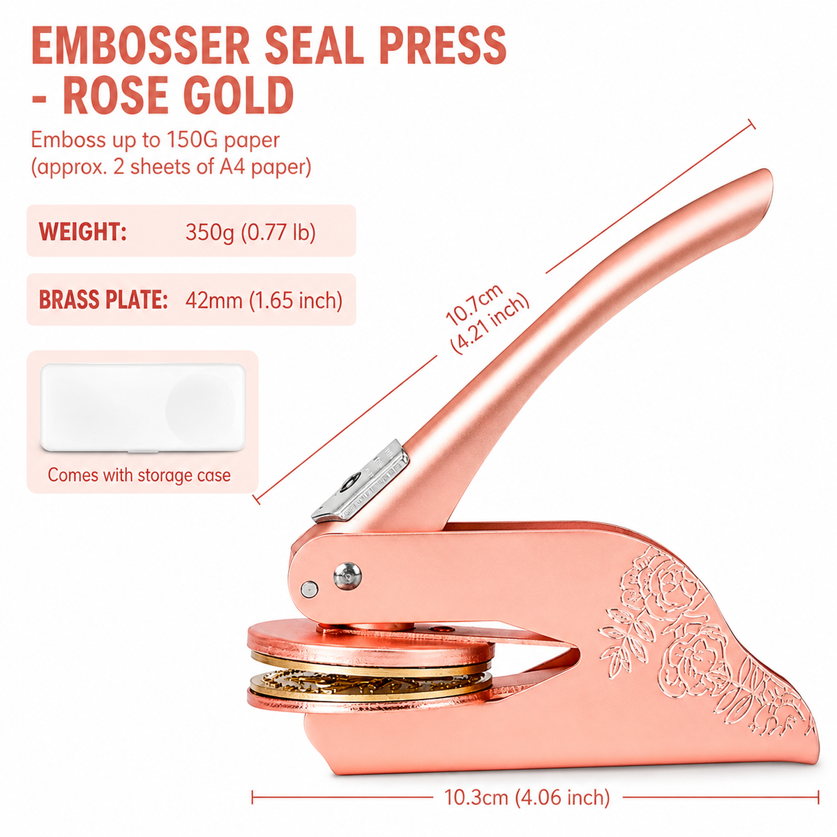 Personalized Library Book Embosser – Custom Name Stamp