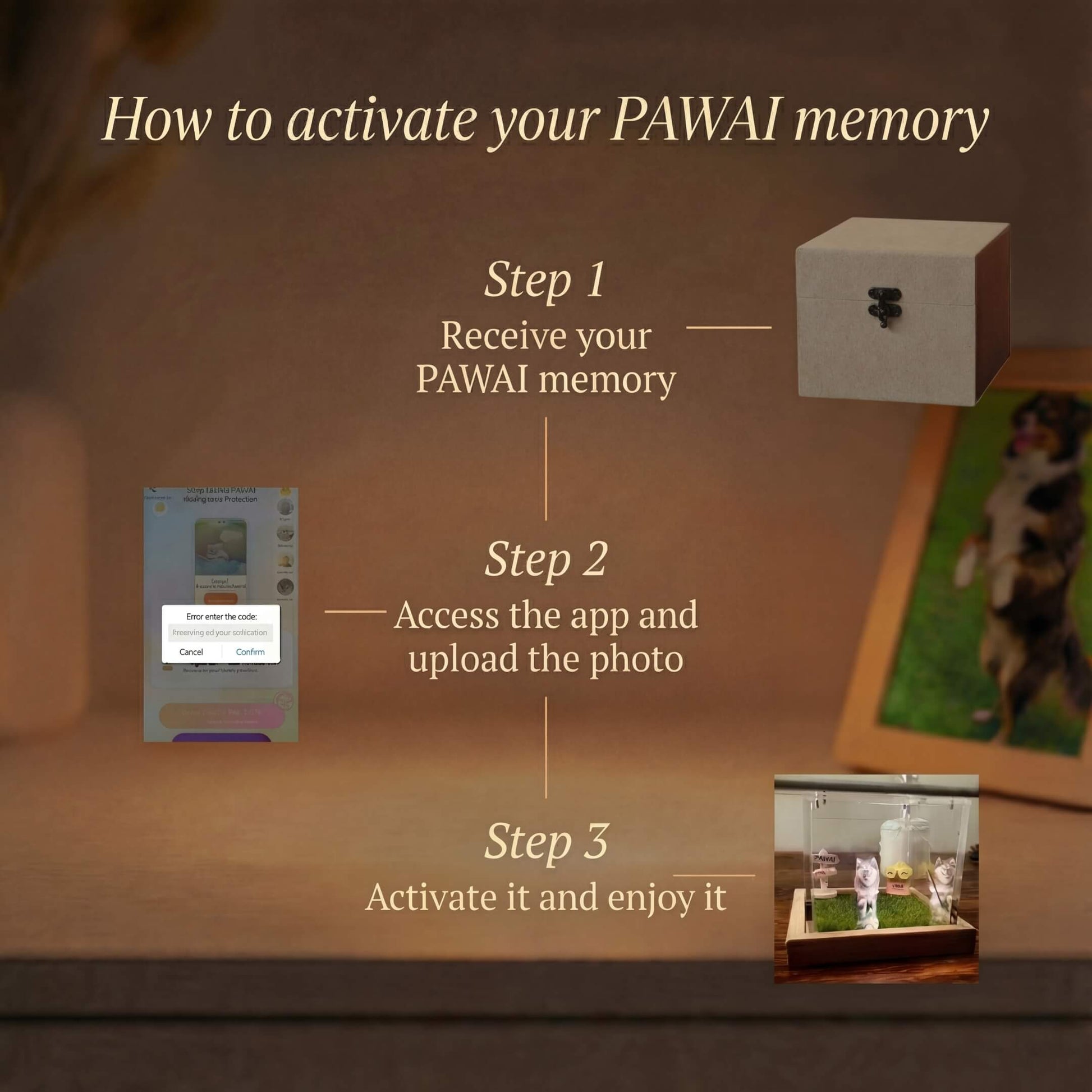 Personalized Holographic Memory. Keep their memory close always.