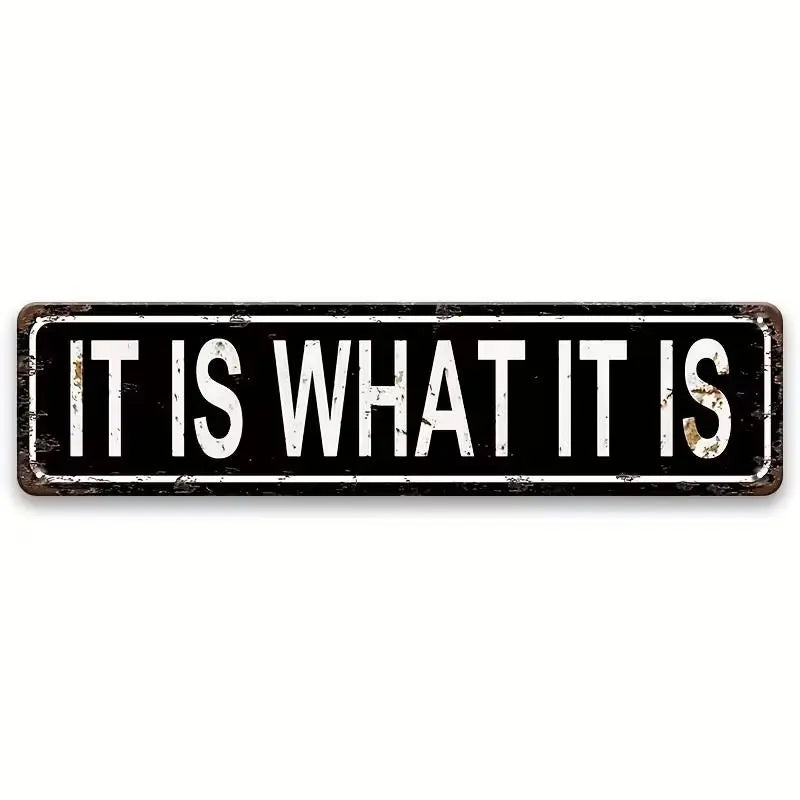 Funny "Fuck It We Ball" Aluminum Sign | 16x4" Retro Metal Wall Art