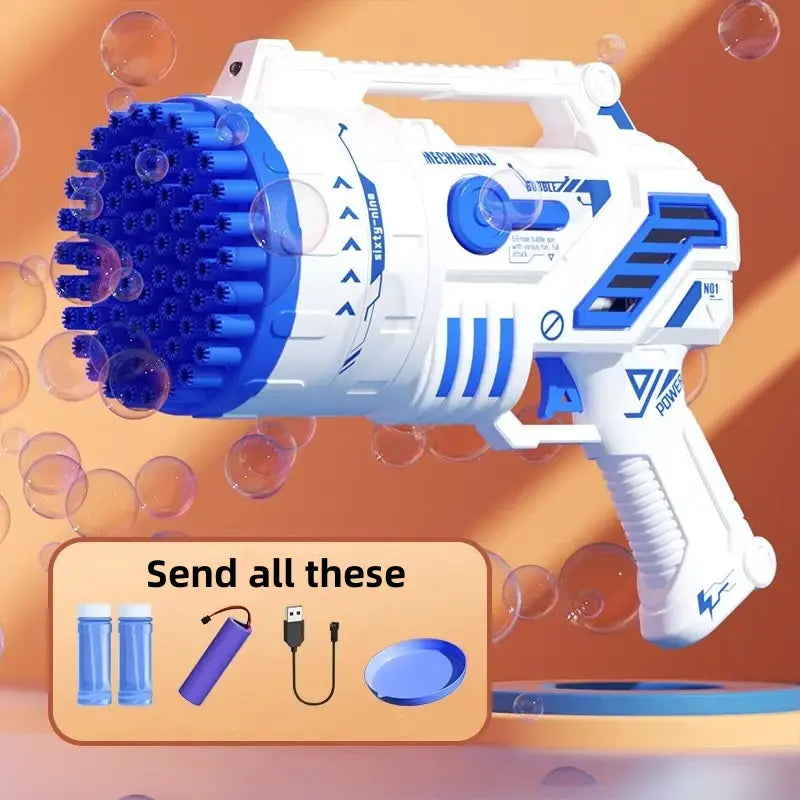 Bubble Machine Kids Toys, Bubble Machine with Colorful Lights and Thousands Bubbles, Outdoor Toy Birthday Party Favors Gifts for Boys Girls Age 4-12 Years Old,Outdoor Toys, New Year Gifts, Birthday Gifts.