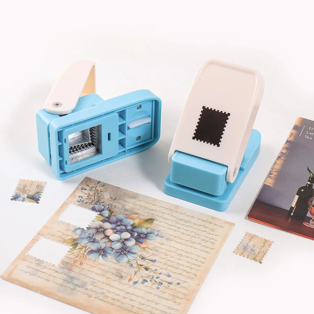 Stamp Punch, 1X0.8inch Postage Stamp Puncher for journaling