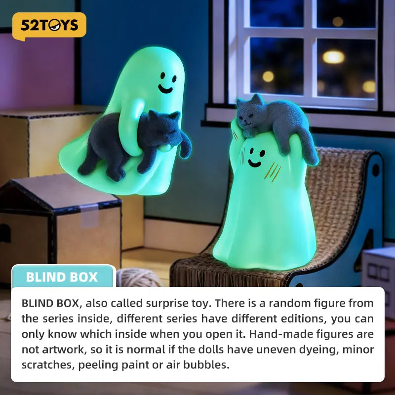52TOYS Ghody - Behold My Cat Kawaii Creative Gift Room Decor Desktop Decoration Gift for  Birthday Party Ceramic Figurine Animal Design backtoschool