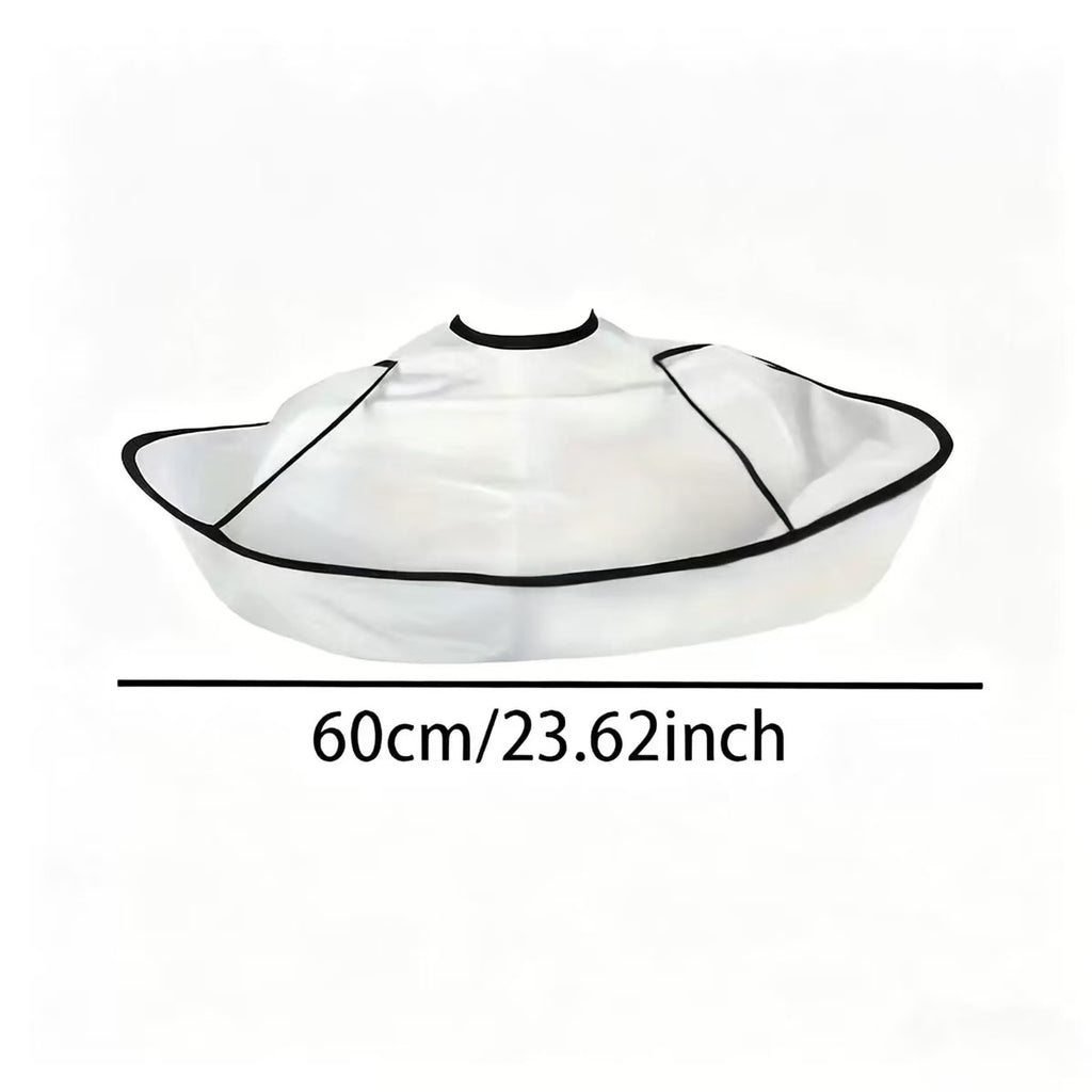 Portable Waterproof Hair Cutting Cape, Hair Catcher Bib, Reusable Barber Apron For Household & Salon Hair‑Cutting