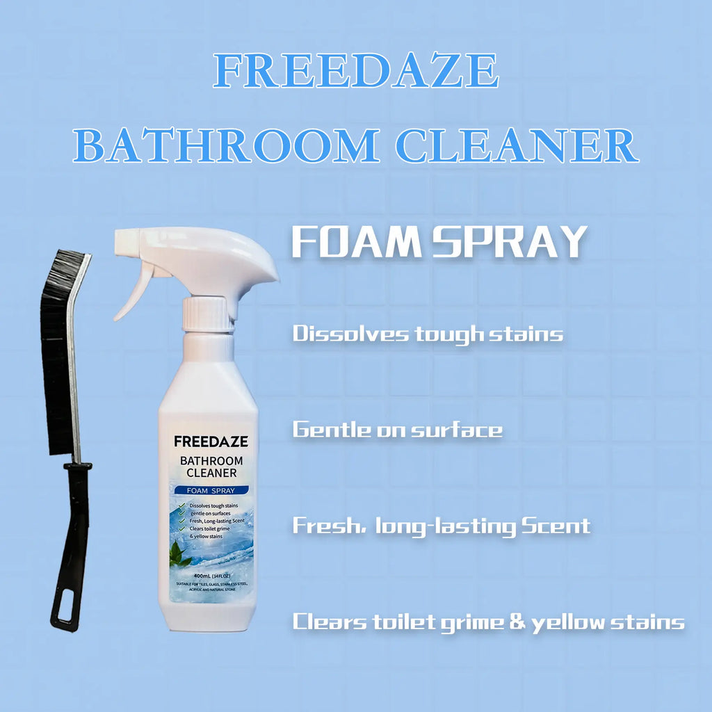 FREEDAZE Citric Acid Foam Cleaner (400ml) | Powerful Hard Water & Rust Remover